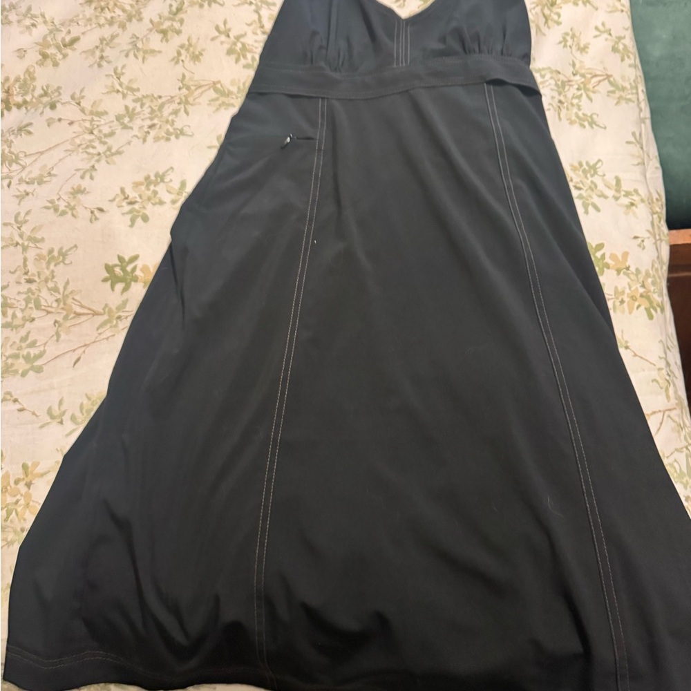 Elegant Black Women's Halter Sundress